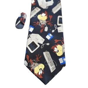 LOONEY TUNES vintage 1999 TAZ Men’s classy event work‎ Neck Tie